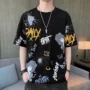修身运动跨境男短袖t恤