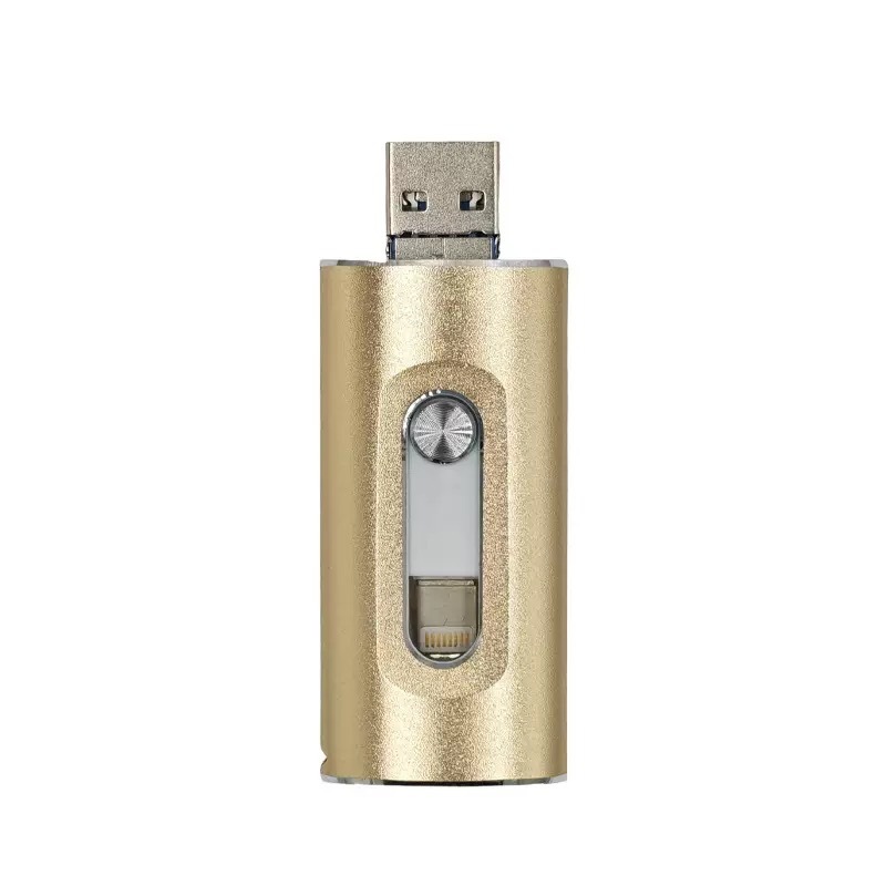 携帯電話 USB フラッシュドライブ卸売 Apple Android スリーインワン USB フラッシュドライブ金属回転プッシュプル USB フラッシュドライブ 32 グラムギフト USB フラッシュドライブ|undefined