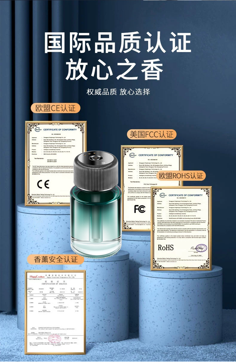 Car Aromatherapy Car Perfume Star Top Car Intelligent Incense Sprayer Spray Creative Decoration High-end Car Supplies