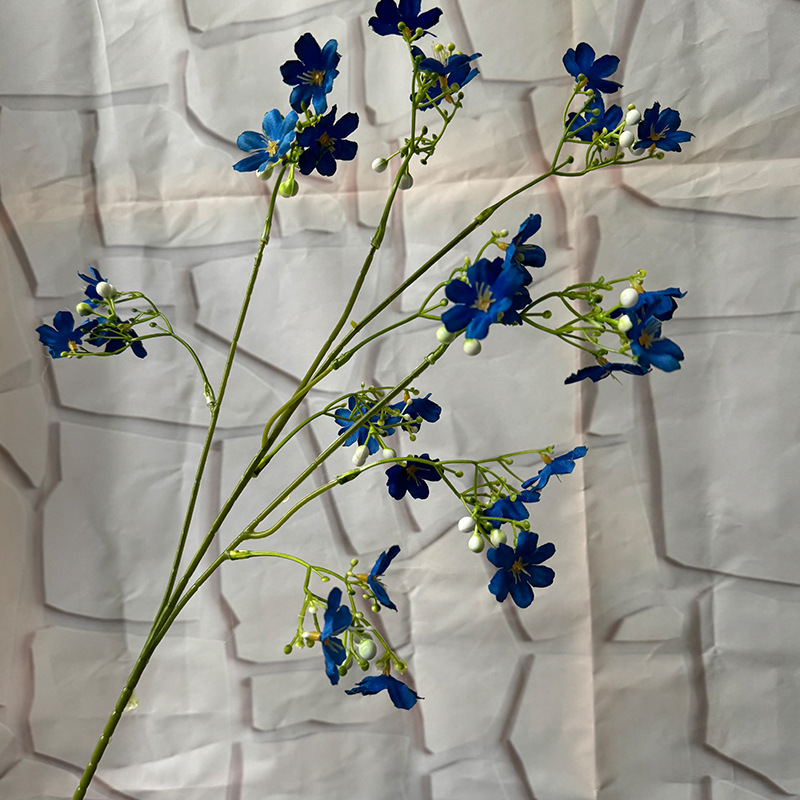 Dixiang 작은 꽃-회색 파란색