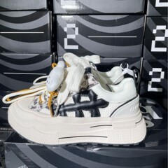 【实拍】SHOOT BRANDx 蜡笔小新联名款 重奏帆布鞋 厚底增高透气