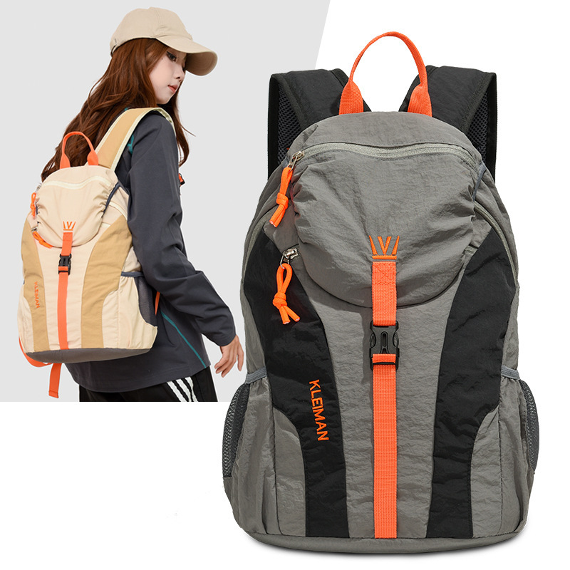 Backpack Women's 2025 New Outdoor Casual Large Capacity Sports Cycling Lightweight Waterproof Hiking Backpack Trendy