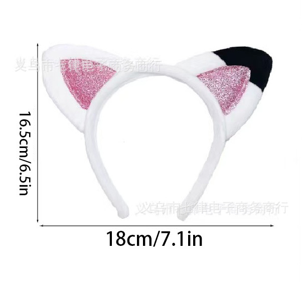 Diadema de oreja de gato súper suave