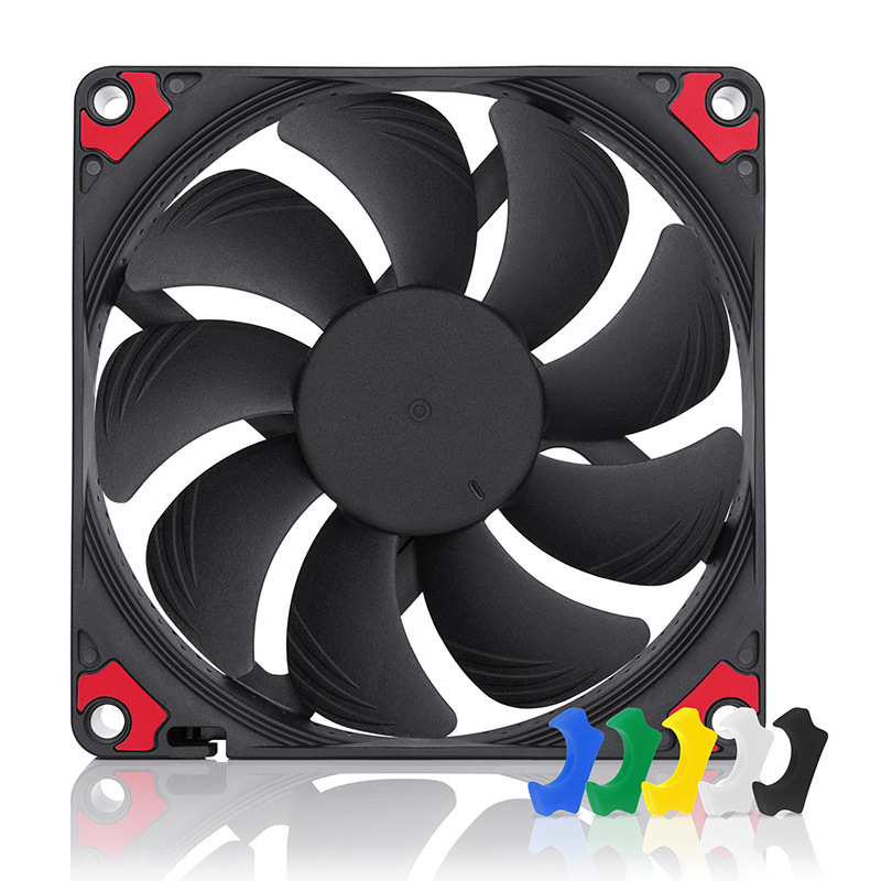 猫头鹰NF-A9X14HS-PWM 黑色多彩版9cm机箱散热器 超薄电脑风扇FAN