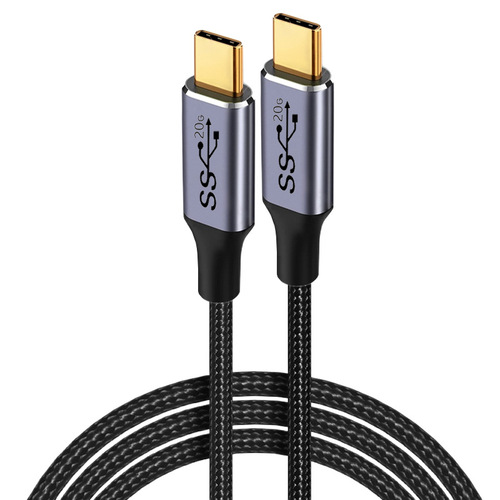 Cross-border new product USB3.2 Type-CGEN2 to Type-c3.2PD fast charging cable 20GB male to male data cable
