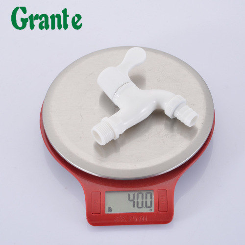 Public places outdoor indoor 4-point Liansu faucet household white PP engineering plastic washing machine faucet