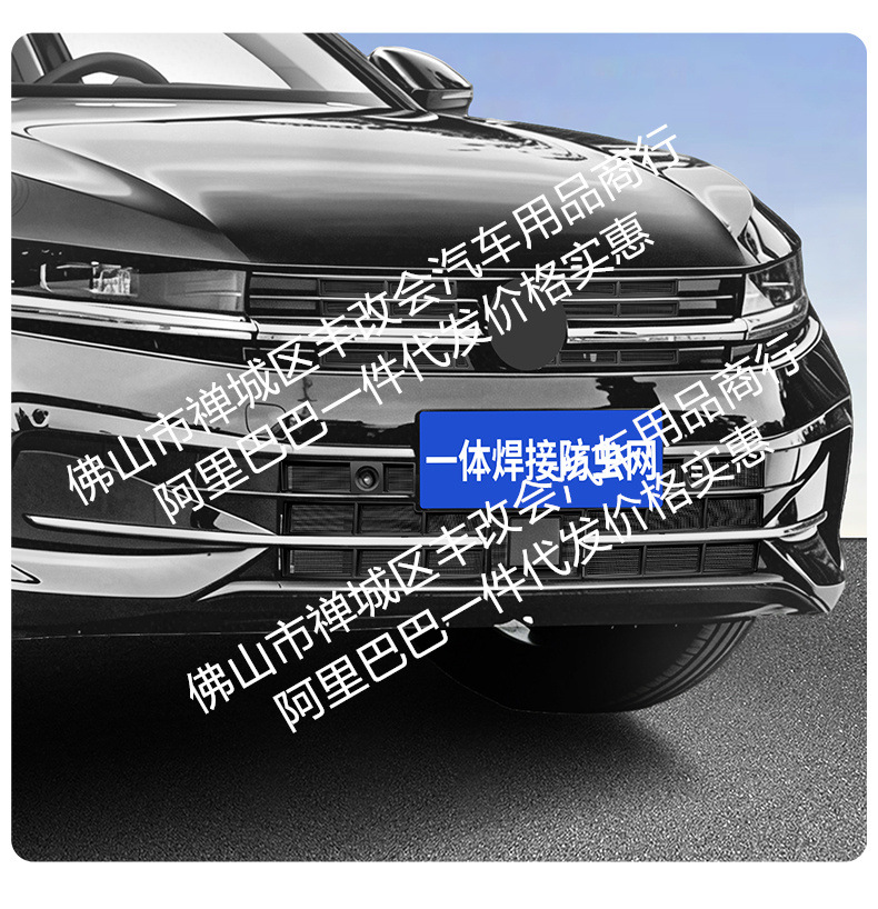 Suitable for Volkswagen Magotan B9 Integrated Welded Car Insect-Proof Net Front Grille, Special Modified Car Accessories