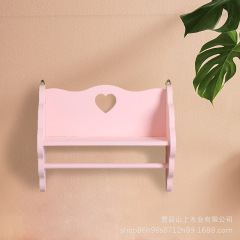 少女系物置棚風呂ピンク展示棚多機能創意収納整理棚雲輪愛愛壁掛け