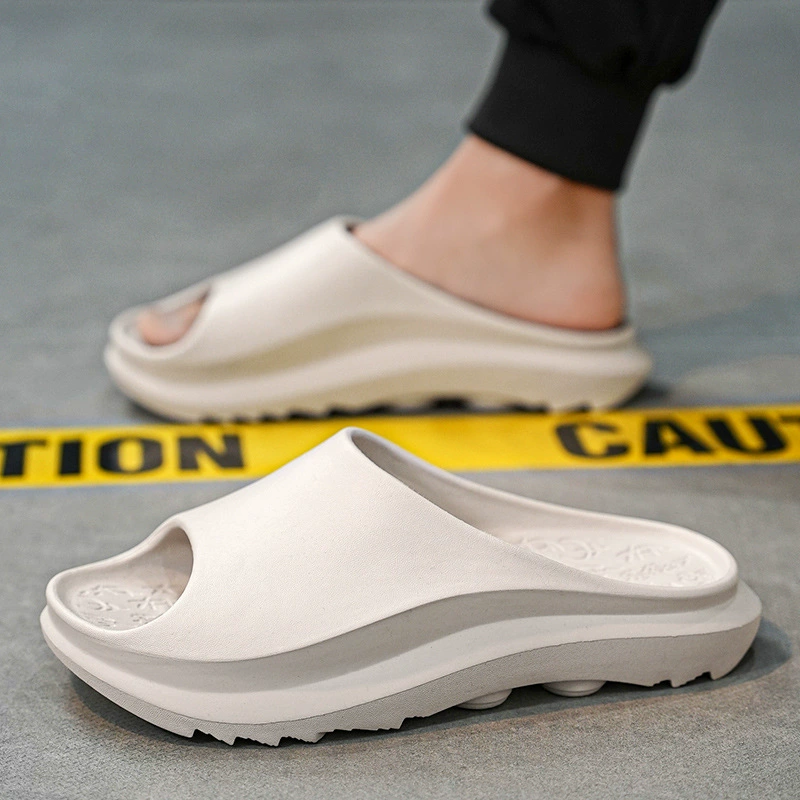 Сандалии для мужчин и женщин дома летом, для пар в помещении, для купания в ванной комнате летом, повседневная пляжная обувь на толстой мягкой подошве.