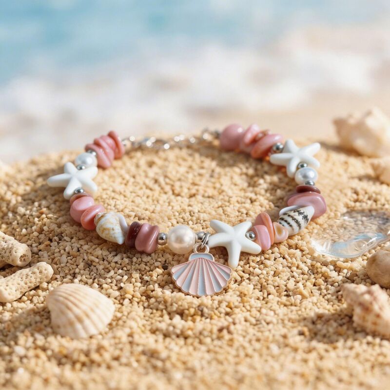 Ocean Style Original Shell Pearl Bracelet Wholesale Travel Gift Cross-Border Hot Selling Direct Supply from Manufacturer Dropshipping Ocean Style Original Shell Pearl Bracelet Wholesale Travel Gift Cross-Border Hot Selling Direct Supply from Manufacturer Dropshipping
