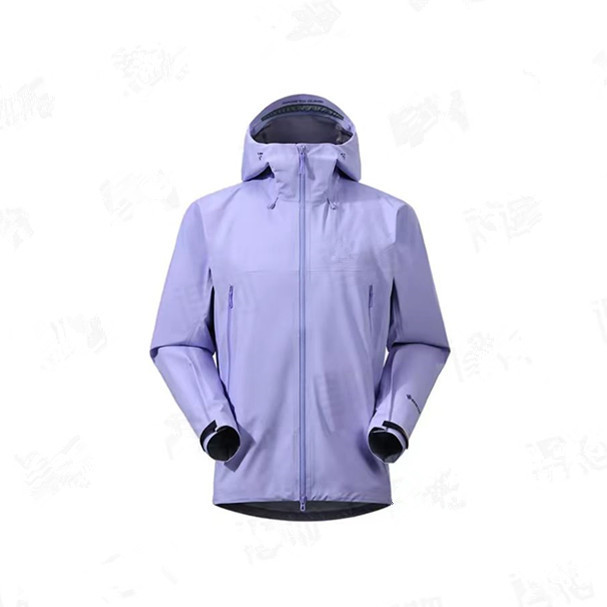 Taizhou Sunstone's same model MONTX-LT hard shell hooded jacket, lightweight outdoor jacket in quartz purple