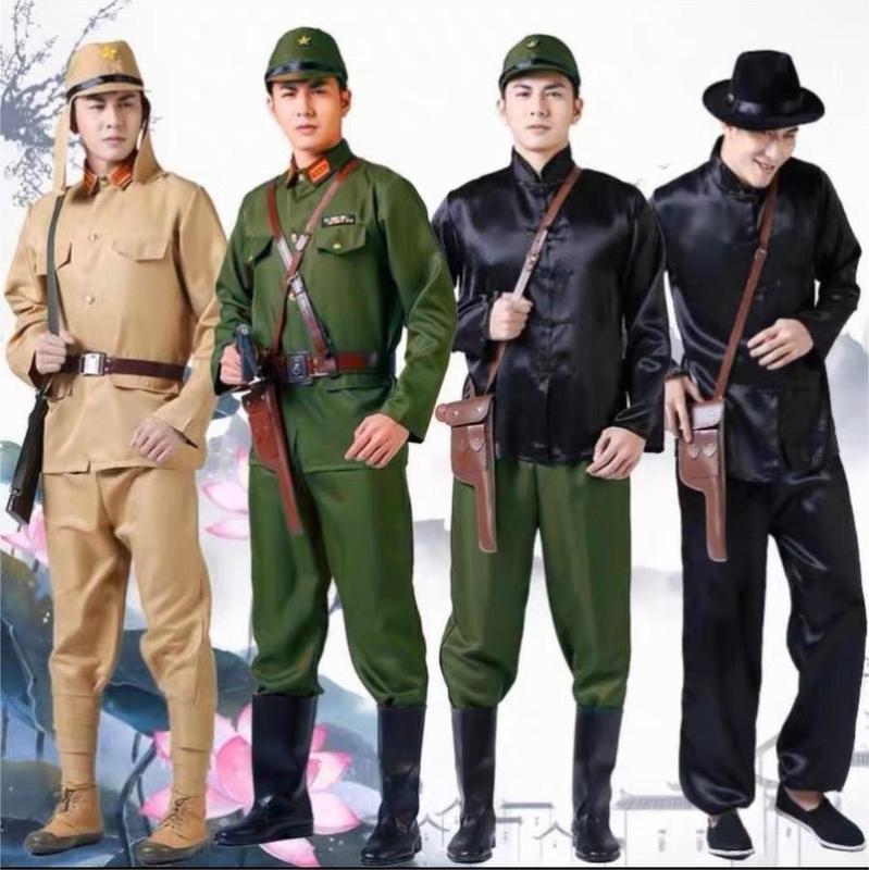 日本兵套装演出服日本军官大佐服装抗战影视日本兵表演服装套装|undefined