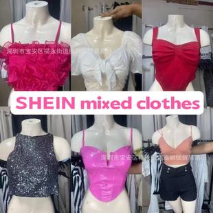 Foreign Trade Fast Fashion Shein Hot-Selling Tropical Items Mixed Sizes Hot Girl Outfits Shein Factory Direct Wholesale