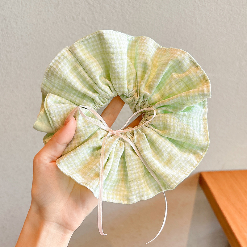 2 # Patrón de cuadros (verde puro) Cintura pequeña doble de unos 16cm