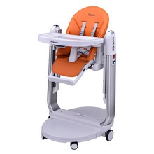 ademain宝宝可调节多功能餐桌儿童餐椅一件代发摇篮餐椅
