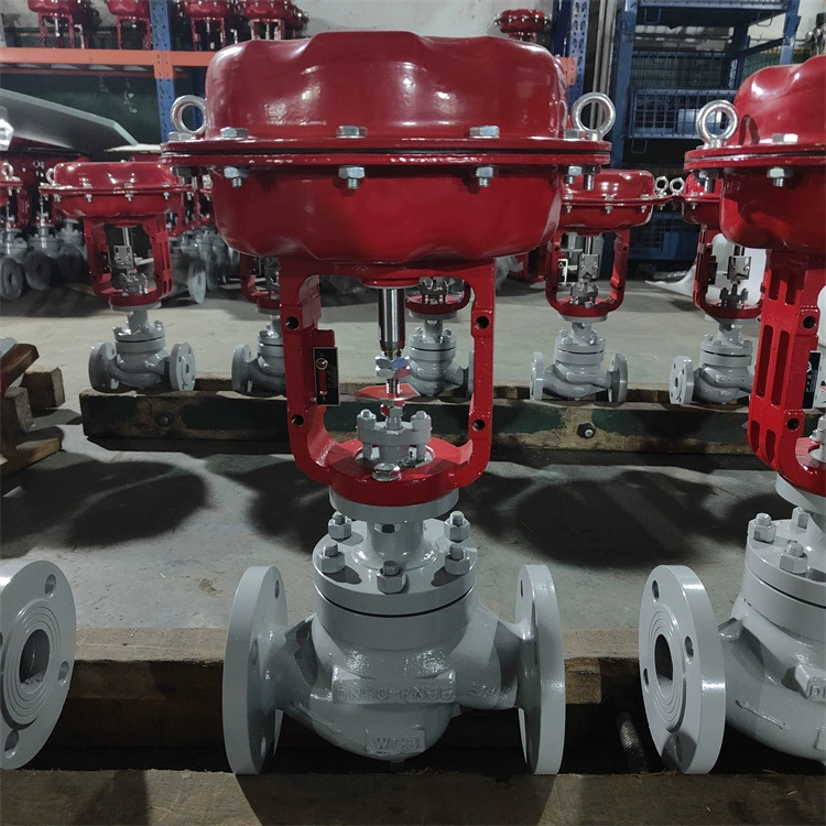 Пневматический односедельный регулирующий клапан из нержавеющей стали ZJHP-10P, пневматический мембранный фланцевый регулирующий клапан, пневматический регулирующий клапан