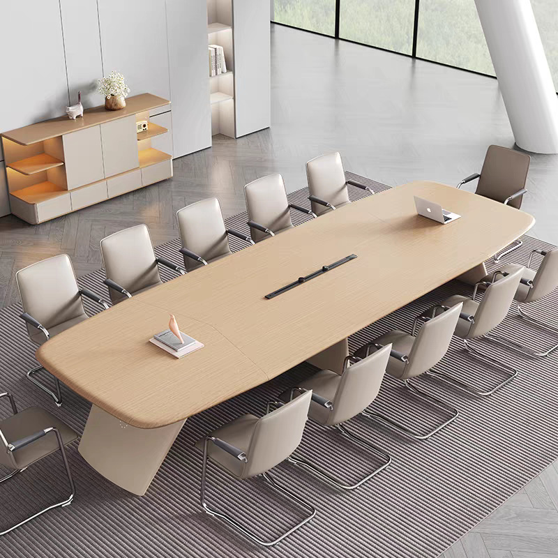 Conference Table Training Office Furniture Long Table Rectangular Table Office Large Simple Modern Negotiation Table and Chair Combination