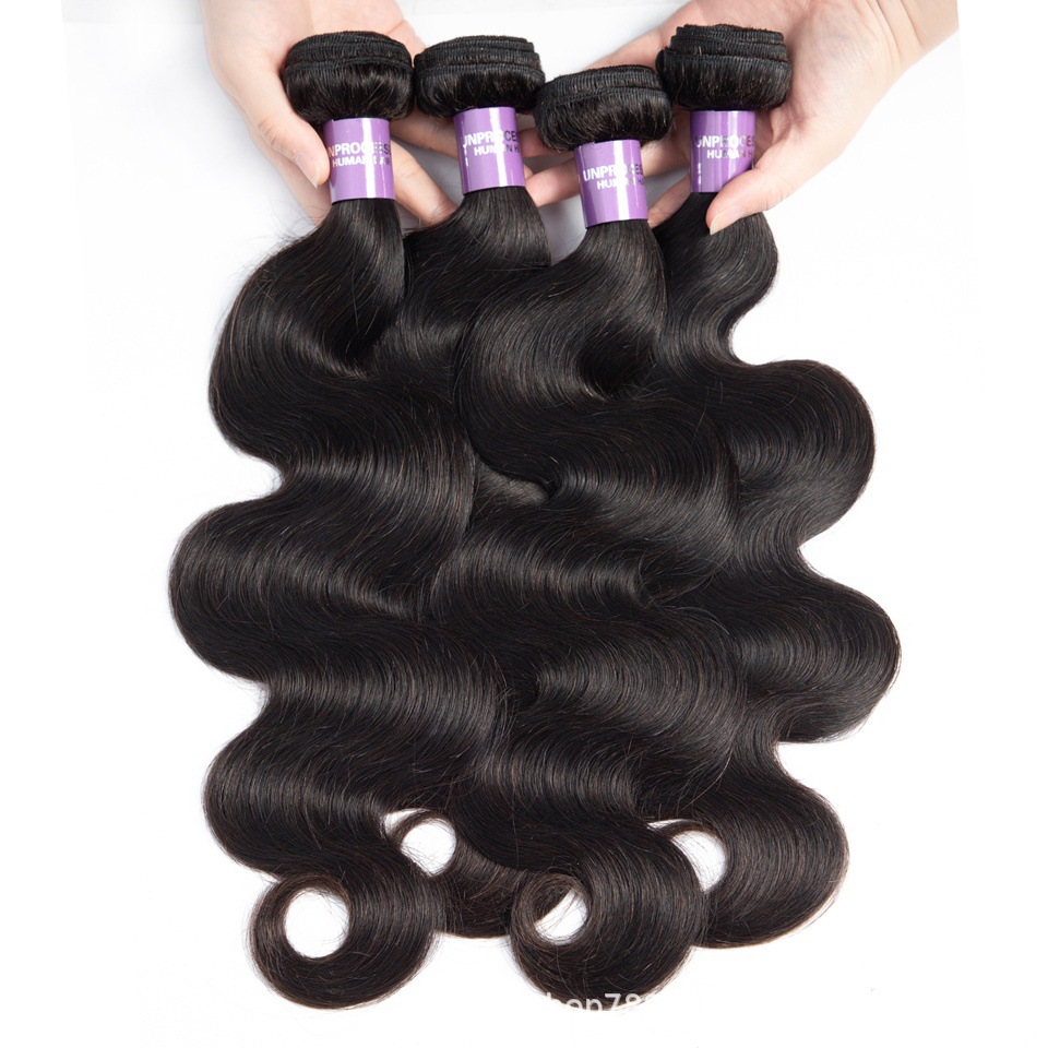 Nueva cortina de pelo fibra de vidrio pelo brasileño onda del cuerpo pelo brasileño cabello humano real color natural cortina de pelo