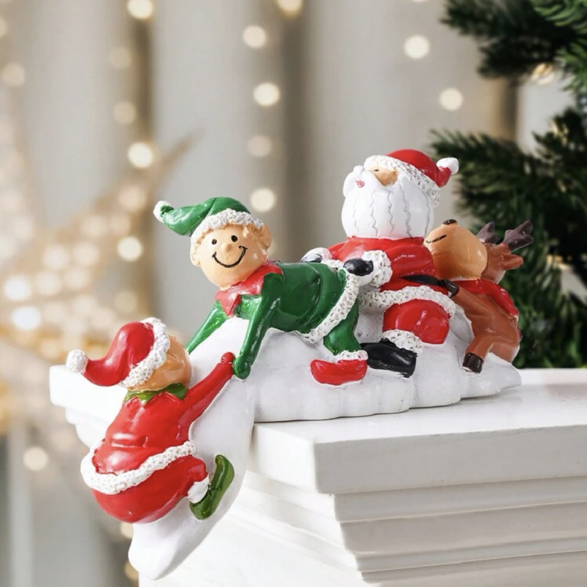 圣诞节圣诞桌摆装饰品摆件家居庭院装饰品设计家居摆件创意熊