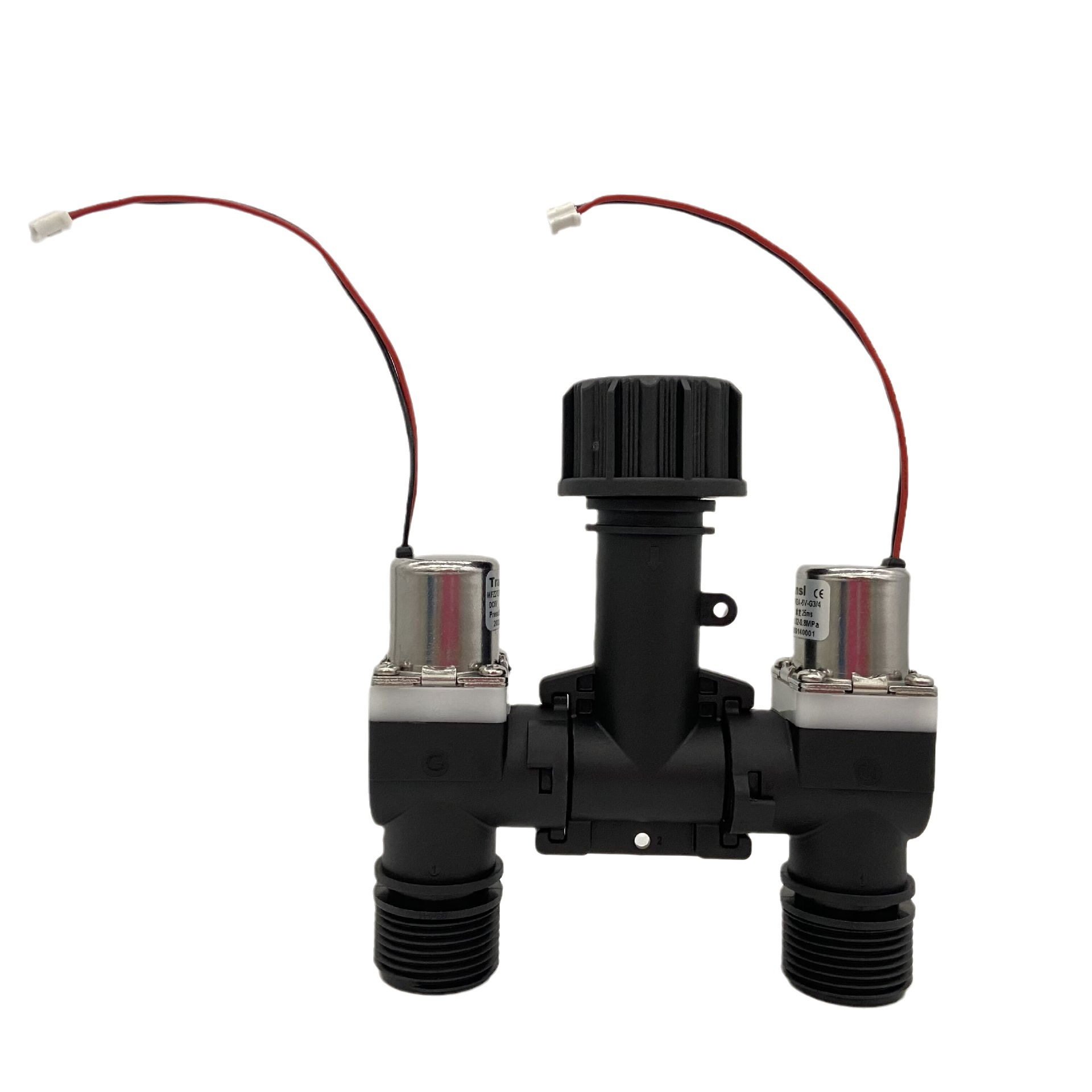 双稳态自保持脉冲电磁阀二通式浇灌电磁阀 电压可选双管电磁阀