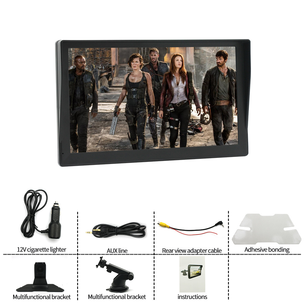 Reproductor multimedia para coche con navegación Android portátil de 9/10 pulgadas, inalámbrico, con CarPlay/AutoMP5