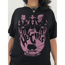 R 48987 Vintage Hex Girl Rock Band T-Shirt �͹œu�LT��