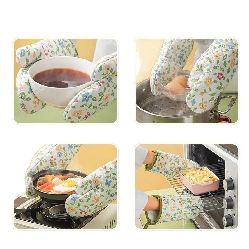 断熱手袋】厚手の断熱手袋、高温耐性、火傷防止、オーブン用キッチン手袋、電子レンジ専用ベーキング|undefined