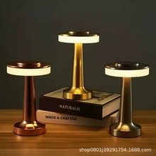 工厂直供LED充电复古怀旧酒吧桌灯餐厅咖啡厅移动装饰氛围小夜灯