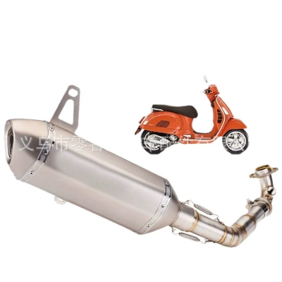 Motorcycle exhaust pipe: Pipe, Vespa-Specific Small Hexagonal