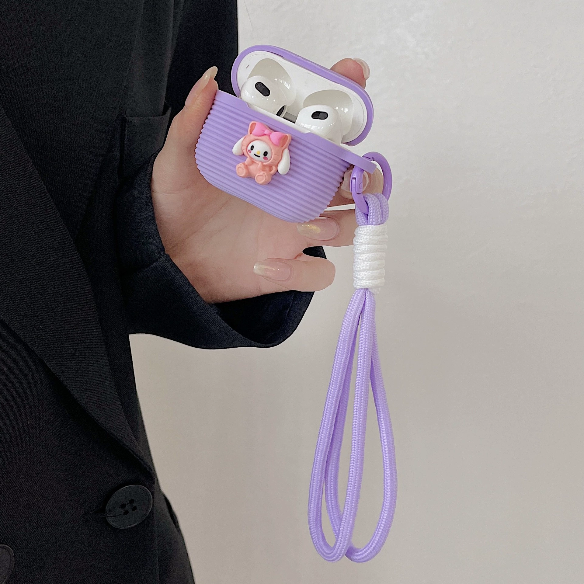 Яблоко, силиконовые наушники, кукла, браслет, bluetooth