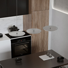 Full Spectrum Eye-Caring Restaurant Pendant Light, Modern Minimalist Luxury Three-Head Dining Table Lamp, Minimalist UFO Bar Counter Dining Pendant Light