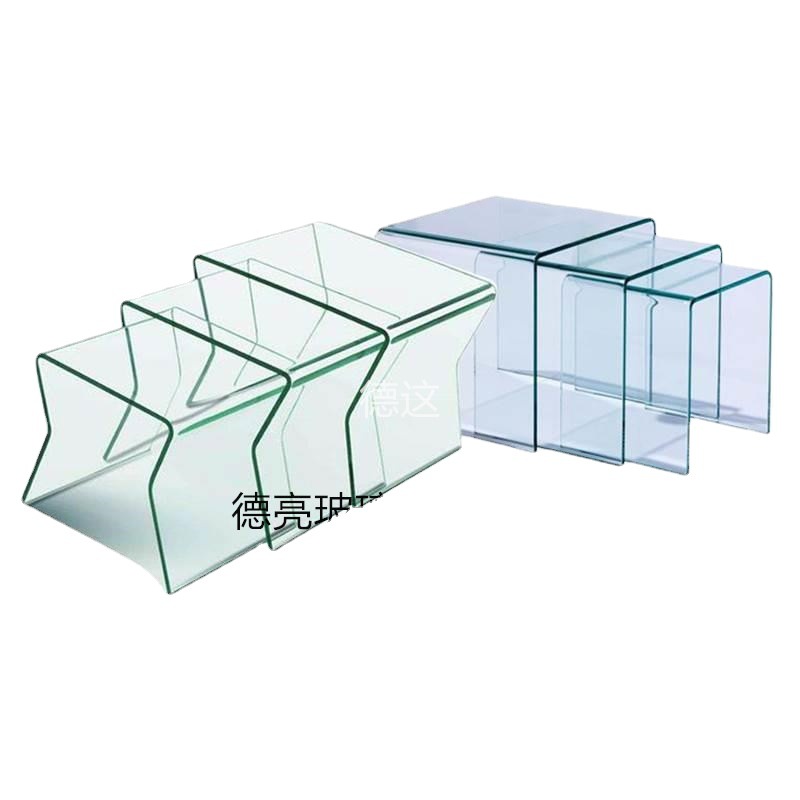 东莞工厂 超白热弯玻璃 展示柜弧形玻璃 热弯玻璃 定 制