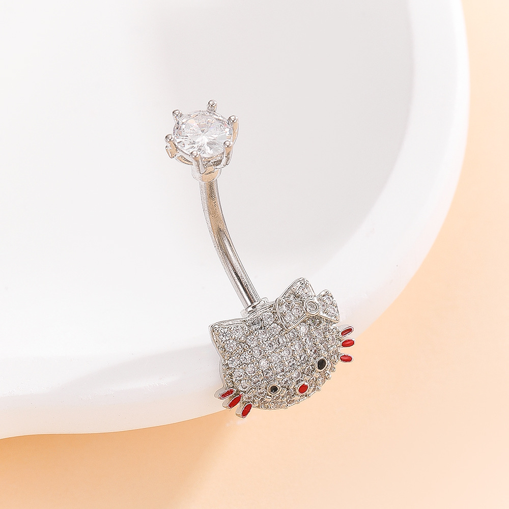 Labret piercing jewelry detail image