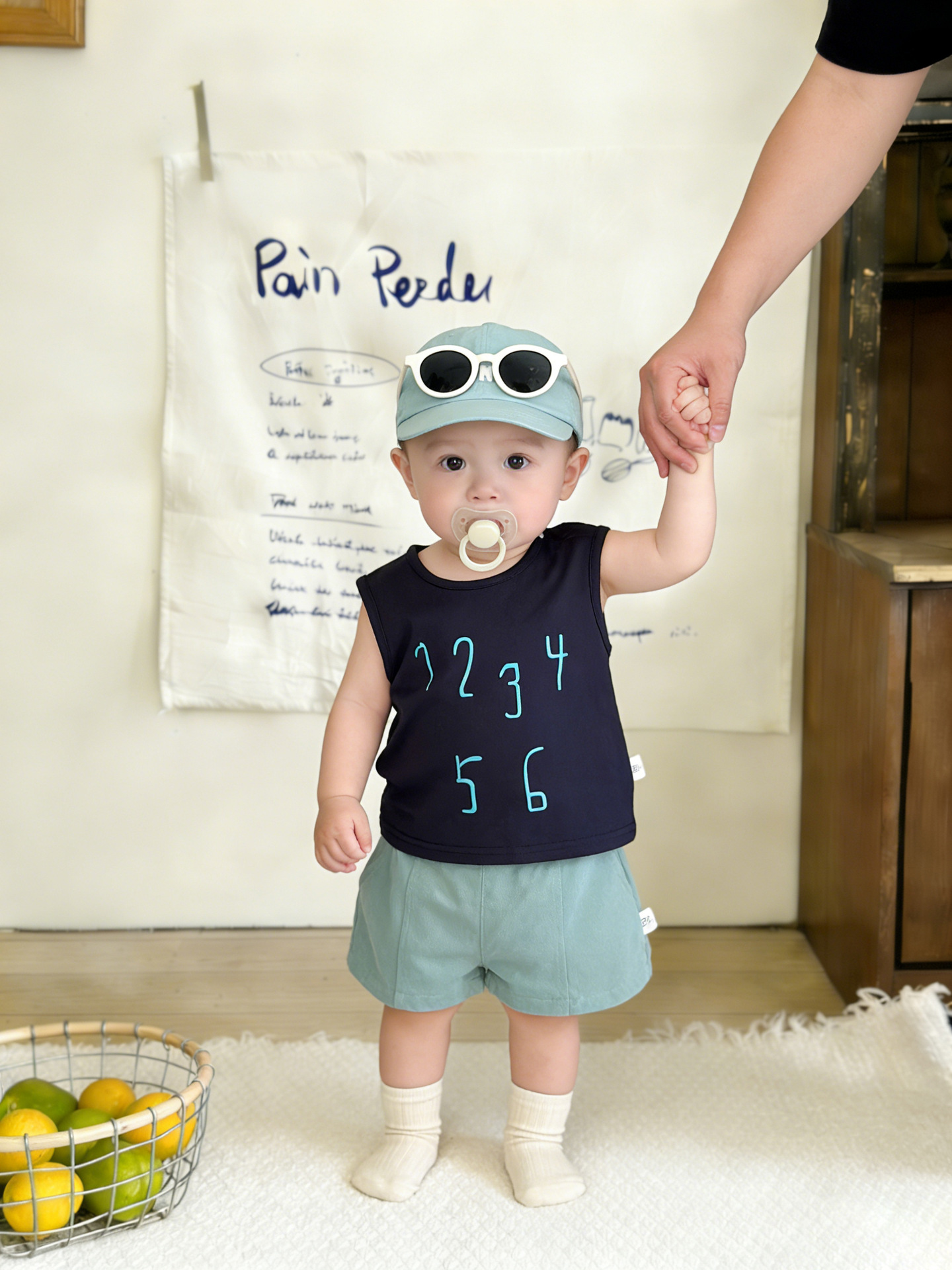 Verano coreano chaleco delgado bebé 2026 nueva ropa infantil impresión digital extranjera camisa sin mangas