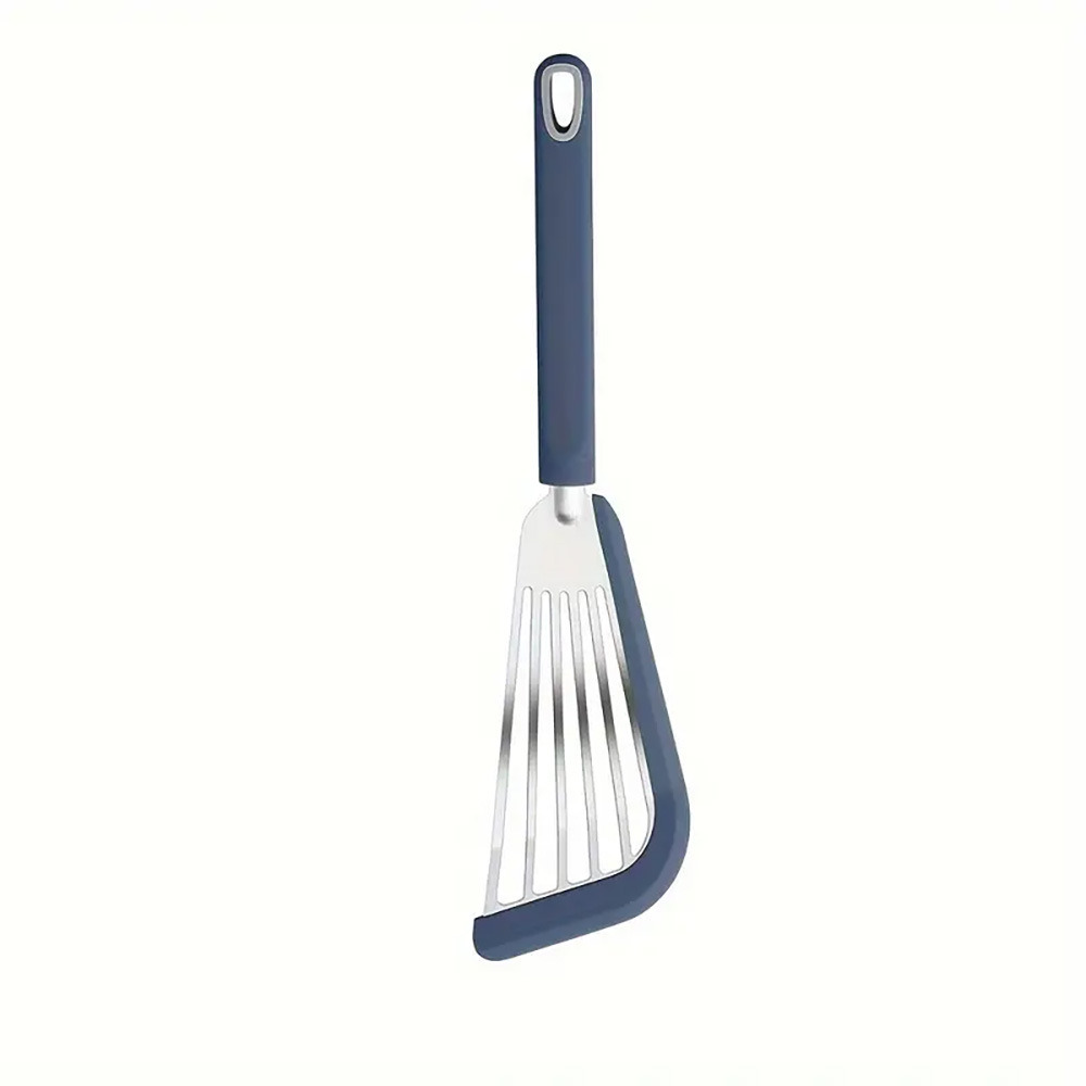 Pala de pescado frita de silicona transfronteriza Pala de fuga de grado alimenticio Pala de bistec de silicona de acero inoxidable Pala de cocina Pala de olla resistente a altas temperaturas Hogar