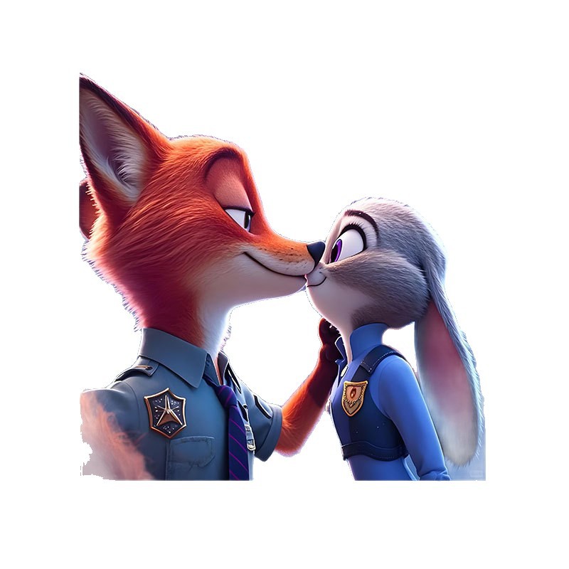 20 * 20 Crazy Zoo City pintura digital a mano diy dibujos animados pintura a mano Judith Decoration