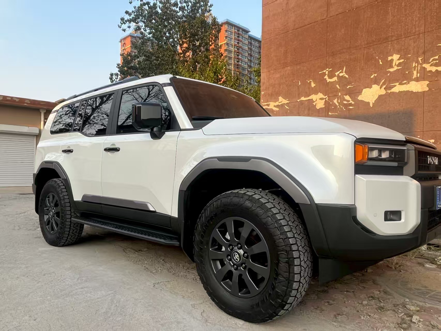 Suitable for 24 Prado Lc250 Wheel Arch Body Trim Strips, Original Factory Door Anti-Collision Bright Strips Modification