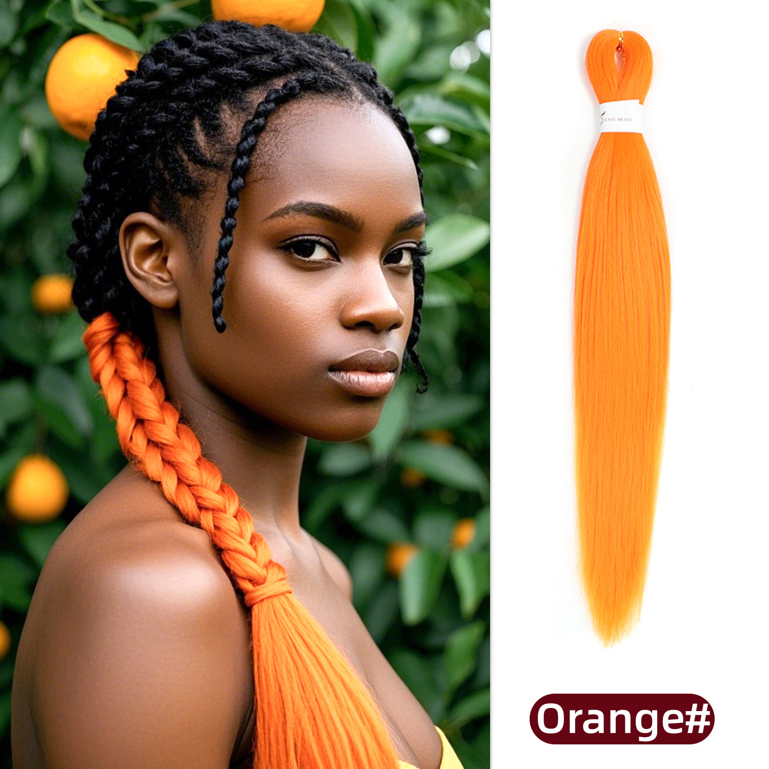 Pelucas de trenzas grandes EZ para actuaciones, populares en línea, trenzas versátiles para mujeres africanas, rastas de fibra sintética de colores al por mayor, muy vendidas en África.
