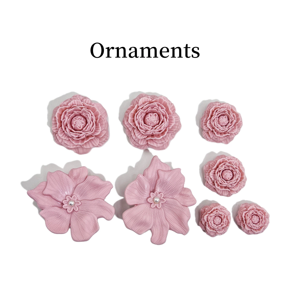 Shoes, three dimensional beads from pearl, accessories, decorations, removable accessory, flowered