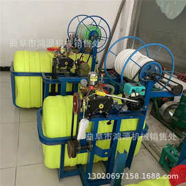 8米宽幅打药机 1000斤拖拉机后悬挂喷药机 自动卷管喷雾器图片