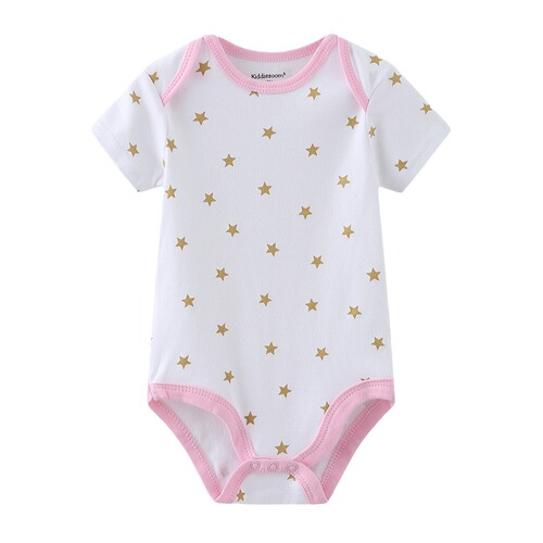 Baby wrap clothes, short-sleeved triangle jumpsuit, newborn type A clothes, pure cotton romper, one piece drop shipping