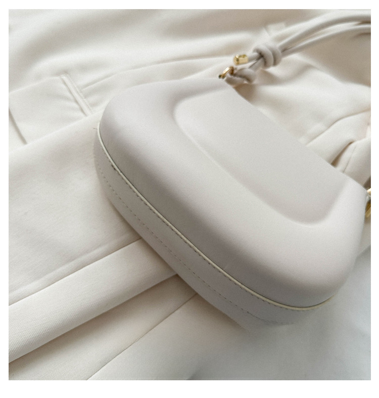 Crossbody Bag 2023 New PU Fashion Solid Color Elegant Underarm Bag Stylish Shoulder Bag Winter Women_voghion.com