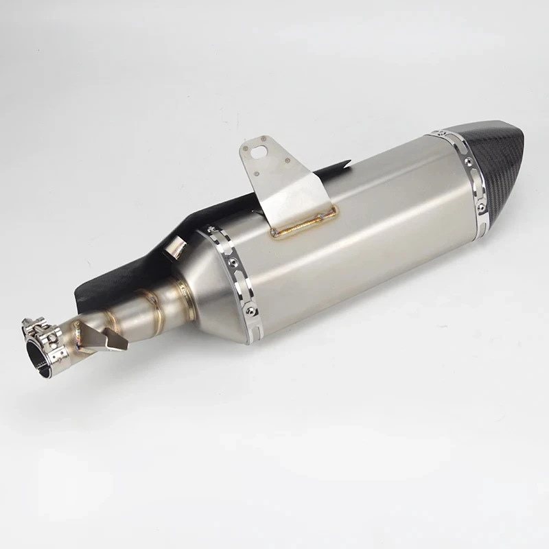Suitable for Honda Xadv750 Motorcycle Exhaust Pipe Carbon Fiber Stainless Steel, Connects to the Original Exhaust, Non-Destructive Installation