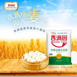 香满园美味富强小麦粉10KG馒头包子饺子面条 家用中筋面粉