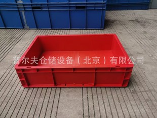 Red Turnover Box Rectangular Plastic Box PP Logistics Box Large Box with Lid Plastic Frame Storage Box Plastic