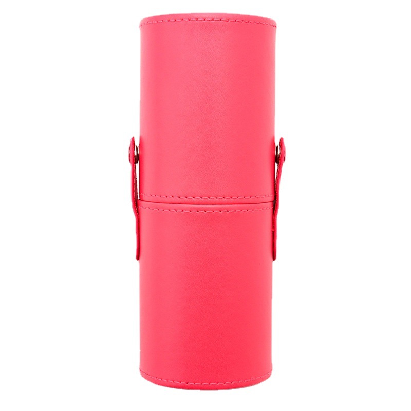 Bolsa de Almacenamiento para Brochas de Maquillaje Fenglida, Tubo para Brochas de Maquillaje, Bolsa Cilíndrica de PU para Cosméticos, Herramientas de Belleza al por Mayor