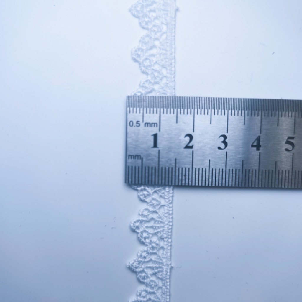 1,5 CM * blanco * cuatro flores