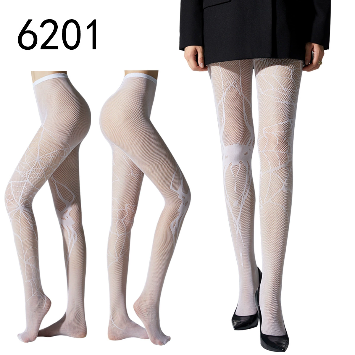 Fishnet Tights, Sexy Halloween Styles, Spider-Web & Patterned, Multi-Pack Options