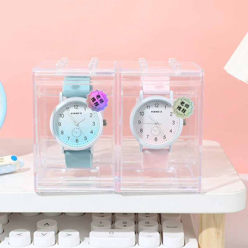 Щелчок палца Dial, кварцевые часы, подставка, креативные часы, градиент