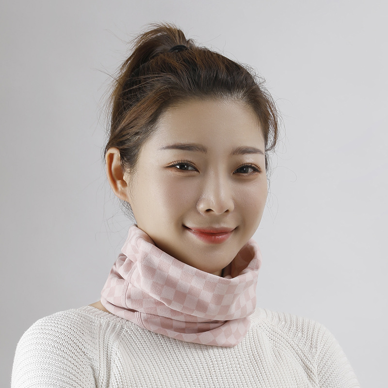 Derong Neck Scarf for Women in Autumn and Winter, Thin Warm Cervical Spine Protection Pullover Scarf, Neck Protection Fake Collar Fleece-Lined Windproof Neck Scarf for Men